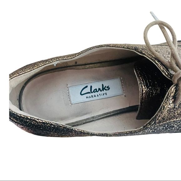 Clarks Shoes | Clarks Hamble Oak Womens Wide Casual Shoes | Color: Gold | Size: 7.5 | Preluvd_Reluvd's Closet